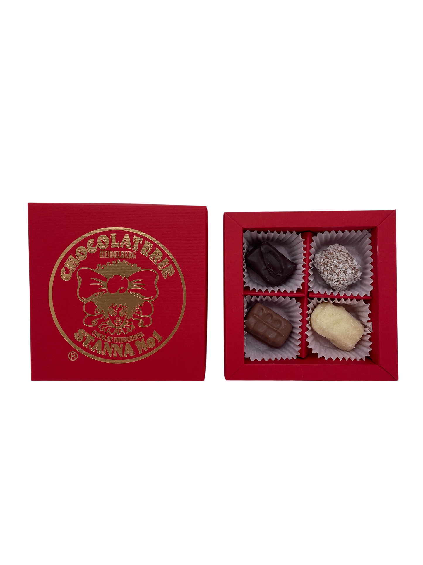 4er Pralinenschachtel - handgemachte Pralinen Mischung