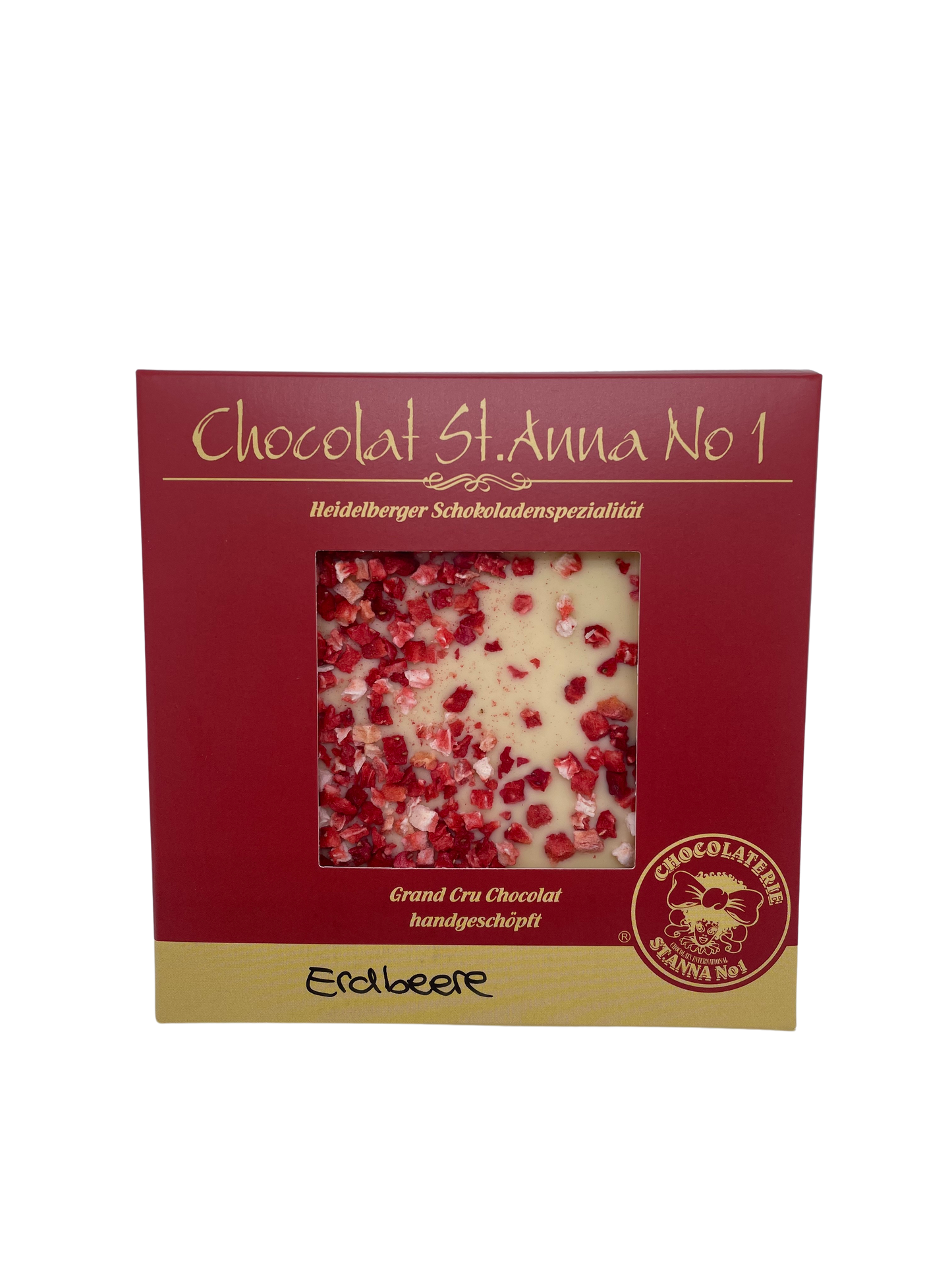 Grand Cru Chocolat Weiße Schokolade Erdbeere