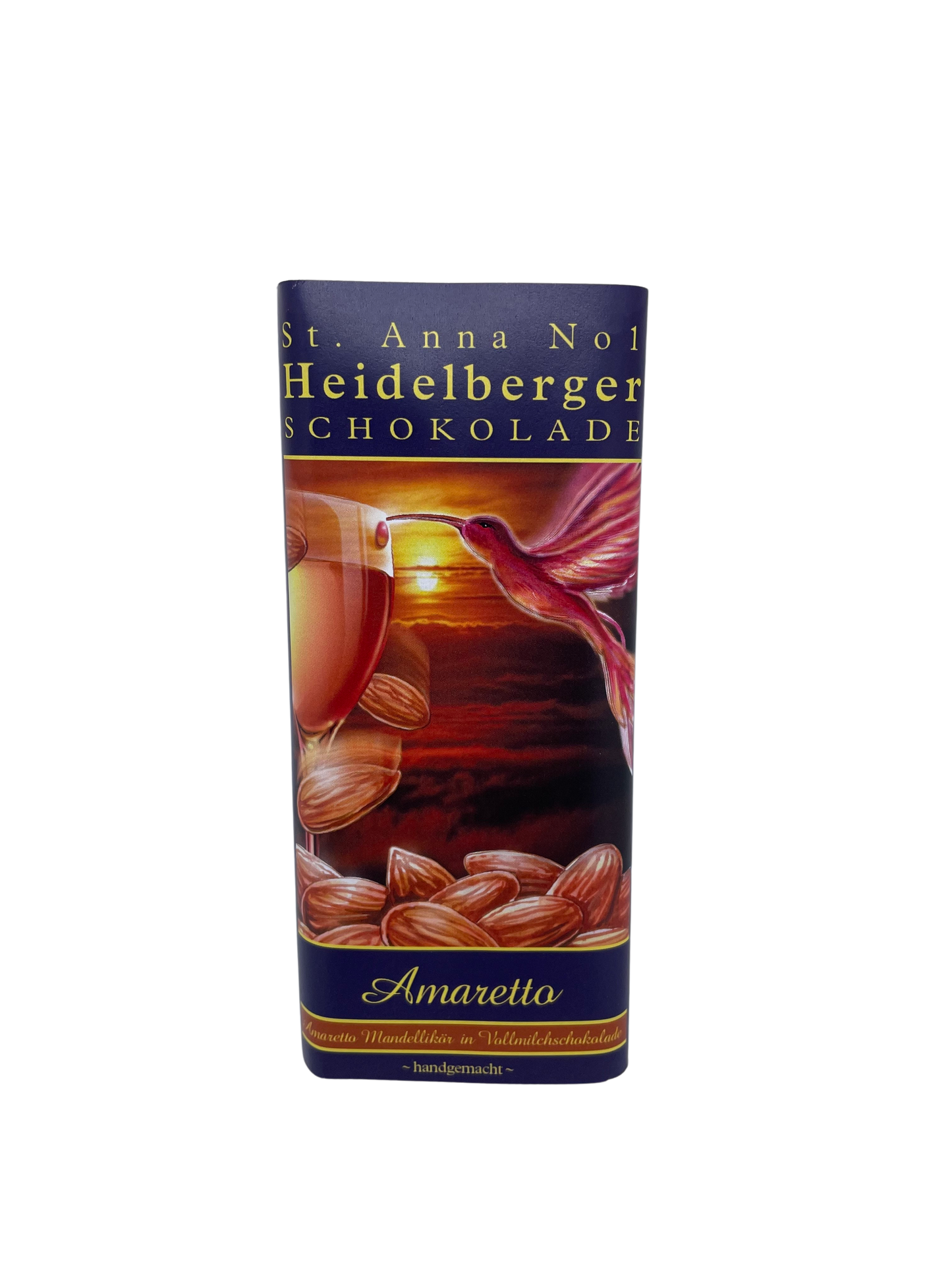 handgemachte Schokoladentafel Amaretto
