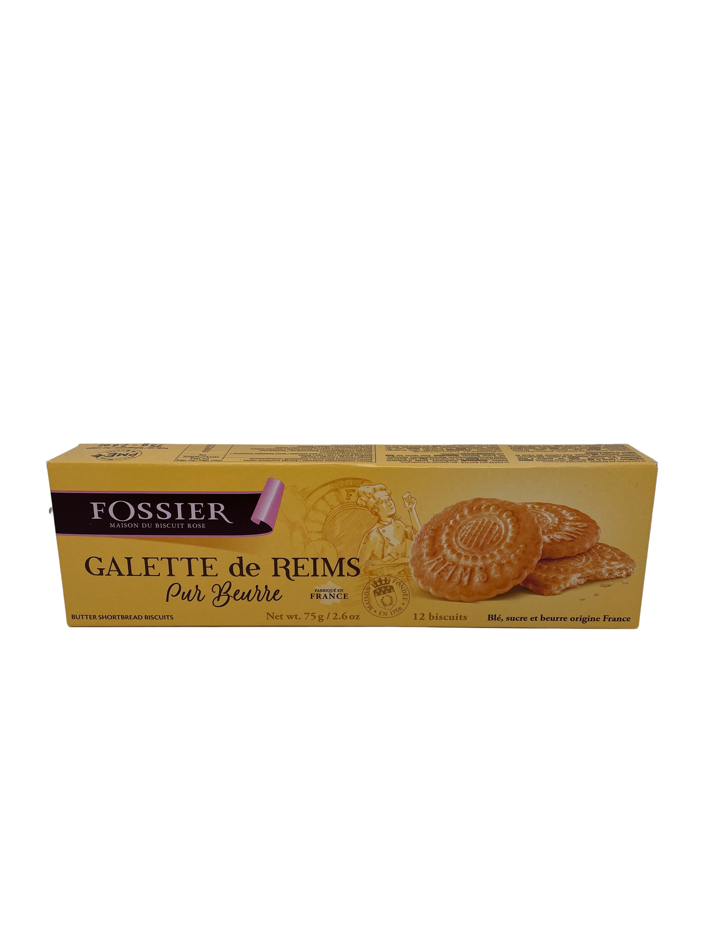 Fossier Galette de Reims Biscuits Butterkekse
